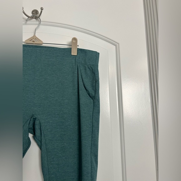Lunya Restore Pocket Green Lounge Leggings Size Extra Large loungewear cozy - Picture 7 of 13